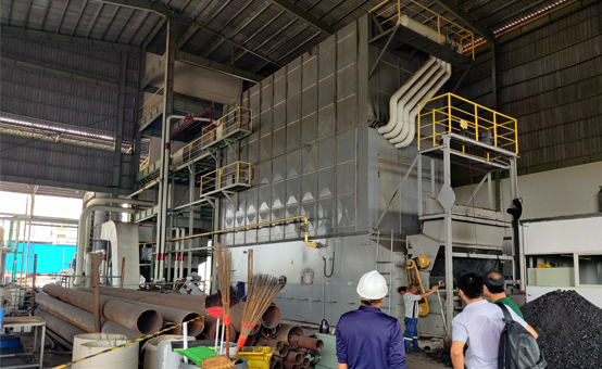 1200×10<sup>4</sup>Kcal Boiler Minyak Termal Berbahan Bakar Batu Bara di Indonesia